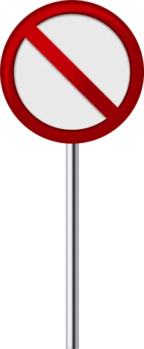 No Entry Sign Clipart - No Entry Traffic Sign Png