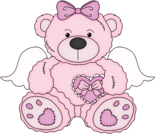 Teddy Bear 2 Image Hd Image Clipart - Pink Teddy Bear Clip Art