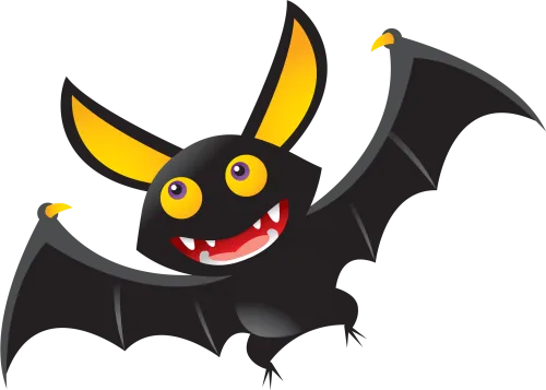 Bat Illustration Halloween - Halloween Bat Png
