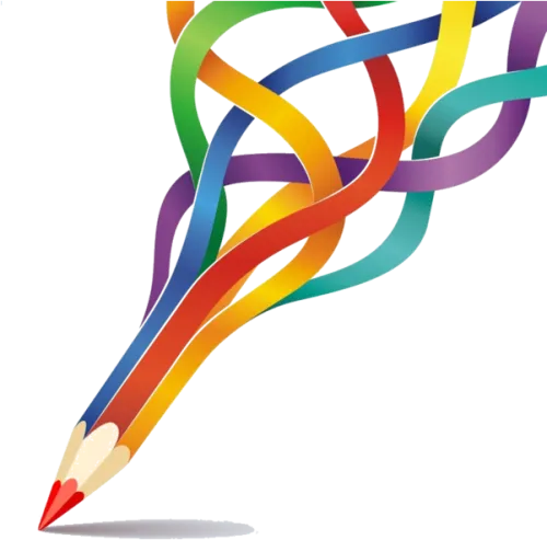 Crayon Clipart Name Tag - Logo Crayon De Couleur