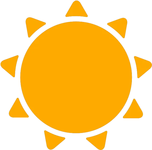 Simple Weather Icons Sunny - Sunny Weather Icon Png