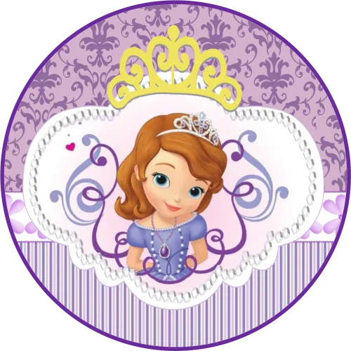 Kit Personalizados Tema Princesa - Imagenes De La Princesa Sofia Para Imprimir