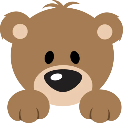 Cartoon Teddy Bear Png - Cartoon Teddy Bear Face