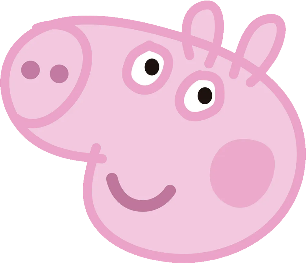 Peppa Pig George Pig - Peppa Pig Face Png