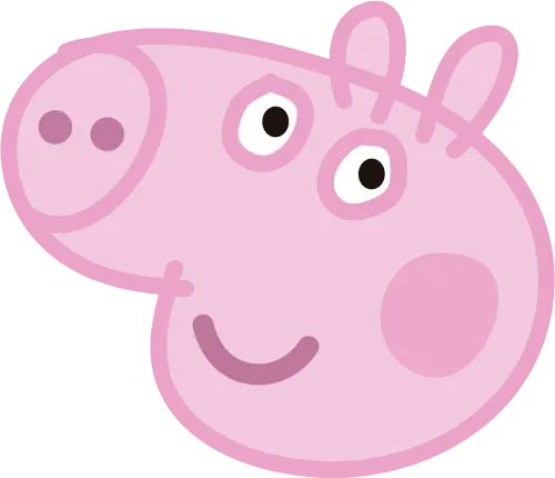 Peppa Pig George Pig - Peppa Pig Face Png