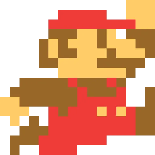 8 Bit Mario Png - 8 Bit Mario