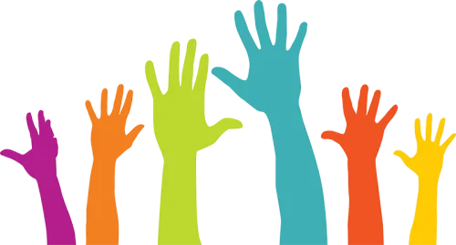 Transparent Hand Hold Png - Raise Hand No Background