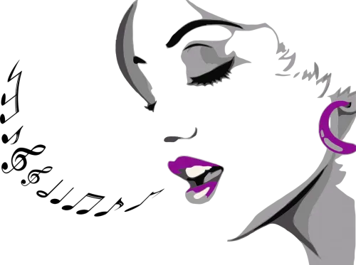 One Of The Most Interesting Behavioral Phenomena In - Female Singer Singer Silhouette Png