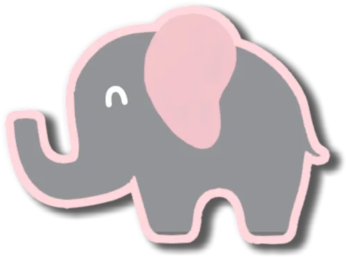 Transparent Baby Shower Elephant Png - Baby Shower Elephant Png