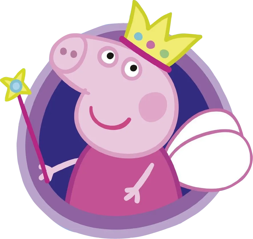 Peppa Pig Princess Png Clip Freeuse Stock - Peppa Pig En Png