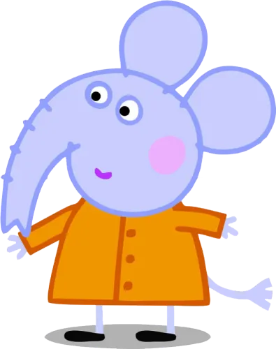 Peppa Pig Elephant - Personajes De Peppa Pig Png