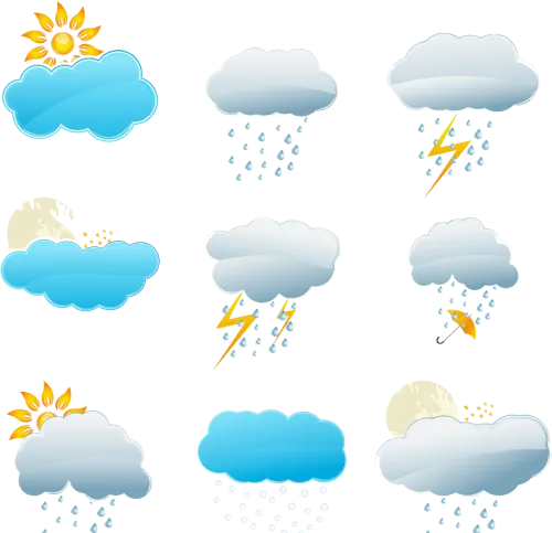 Weather Forecasting Snow Rain Icon - Weather Forecasting