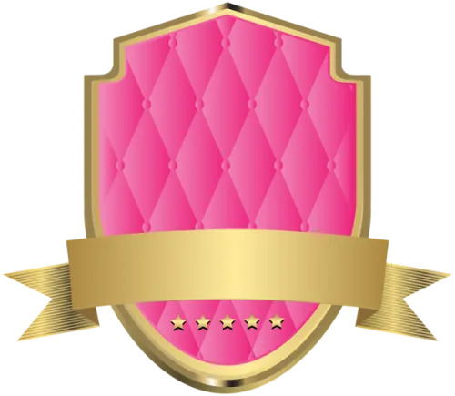 Elegant Label Template Pink Clip Art Png Image - Elegant Label Png