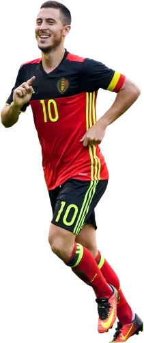 Eden National Football Hazard Player Team Belgium Clipart - Eden Hazard Png Belgium