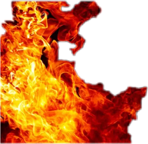 Transparent Fire And Smoke Clipart - Red Flame And Blue Flame Transparent