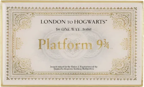 Wizarding World Harry Potter Slytherin Magnetic Notepad - Hogwarts Express Ticket
