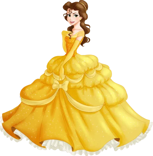 Belle Transparent Images Png - Belle Disney Princess