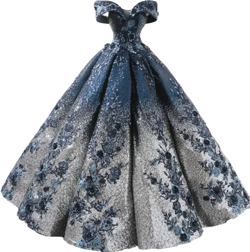 #dress #dresses #dress Style #dress #vestido #vestidos - Blue Floral Quince Dresses