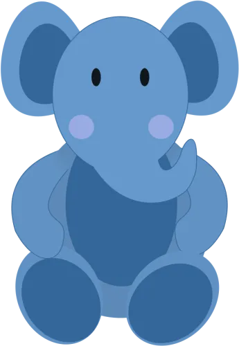 Clipart Baby Elephant Intended For Baby Elephant Clipart - Elephant Toy Clipart