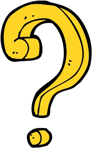 Transparent Yellow Question Mark Png - Question Mark Cartoon Png