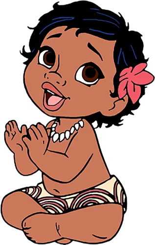 Disney Baby Moana Png Cartoon - Moana Clip Art Baby