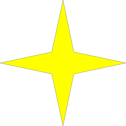 Estrella Amarilla Amarillo Poco De Estrellas Estrella - Illustration