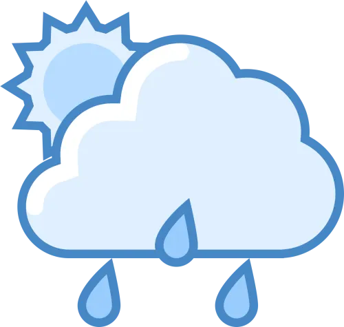 Weather Cold Weather But Partly Cloudy Icons Clipart