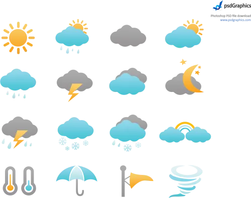 Weather Icons Png - Weather Icons Png Transparent