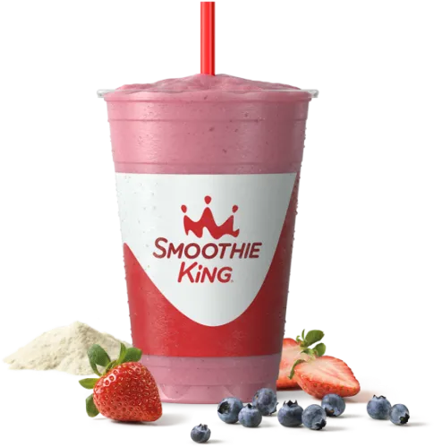 Sk Enhancer Fiber Blend With The Activator Strawberry - Smoothie King Strawberry Smoothie