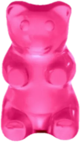 Transparent Pink Gummy Bear - Gummy Bear Transparent Background