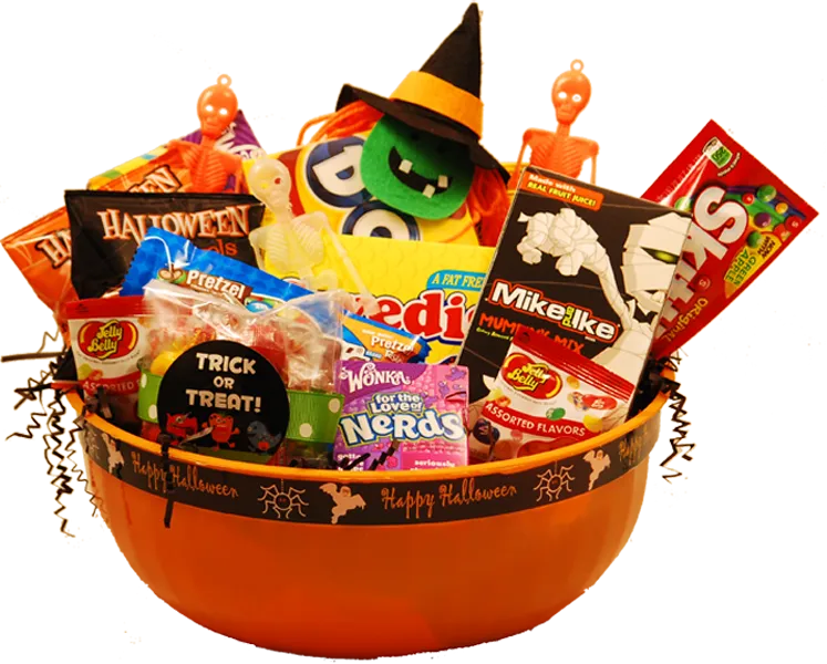 Halloween Candy Png -happy Haunting Halloween Gift - Halloween Candy Bucket Png