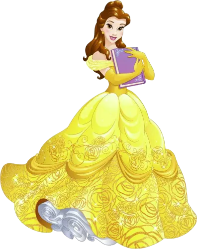 Belle Rapunzel Ariel Beast Disney Princess - Princess Belle With A Book