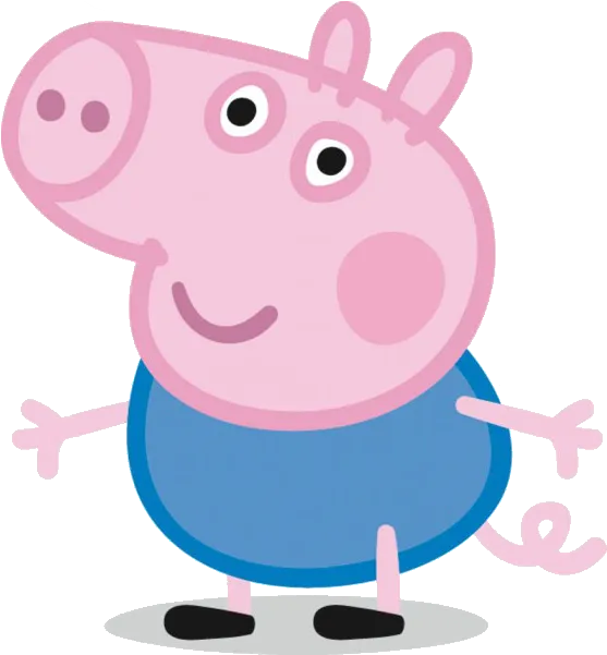 Peppa Pig Characters Png - Peppa Pig George Png