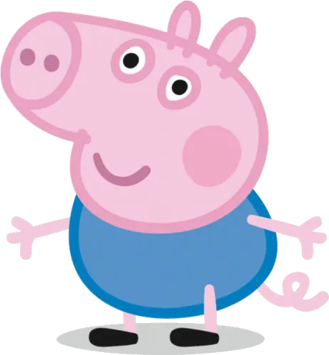 Peppa Pig Characters Png - Peppa Pig George Png