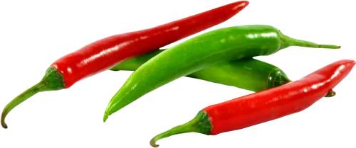 Green And Red Chilli Png Image - Red And Green Chillies