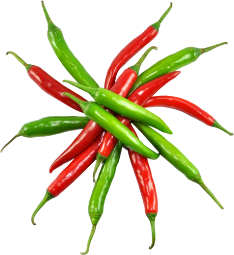 Red And Green Chilli Png Image - Red And Green Chillies