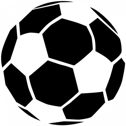 Custom Soccer Ball Shaped Car Magnets - Soccer Ball Silhouette Png