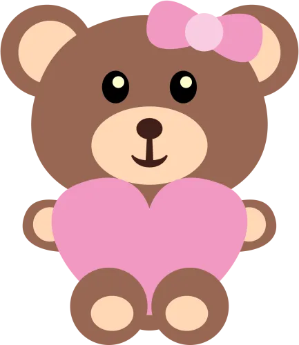 Teddy Bear Clipart Childrens Toy - Girl Teddy Bear Png