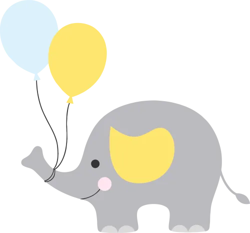 Baby Elephant Baby Shower Png - Baby Shower Png