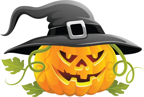 Halloween Pumpkin Png Image Download - Halloween Pumpkin Witch Hat