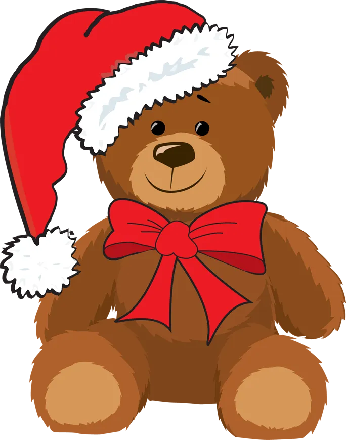 Clip Art Teddy Bear Christmas Bears Clipart Png - Christmas Teddy Bear Animated
