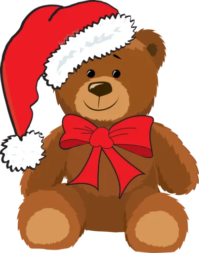 Clip Art Teddy Bear Christmas Bears Clipart Png - Christmas Teddy Bear Animated