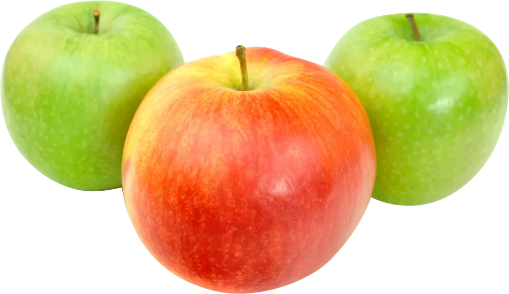 Red And Green Apple Png Image - Red And Green Apple Png
