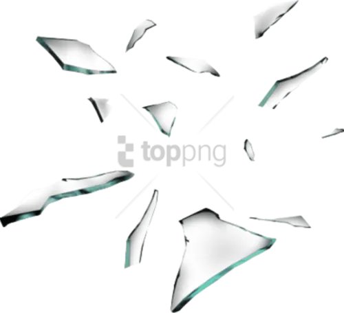 Shattered Glass Transparent Png - Broken Glass Pieces Png