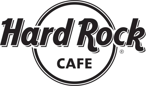 Hard Rock Café Logo Black And White - Hard Rock Cafe Logo Png