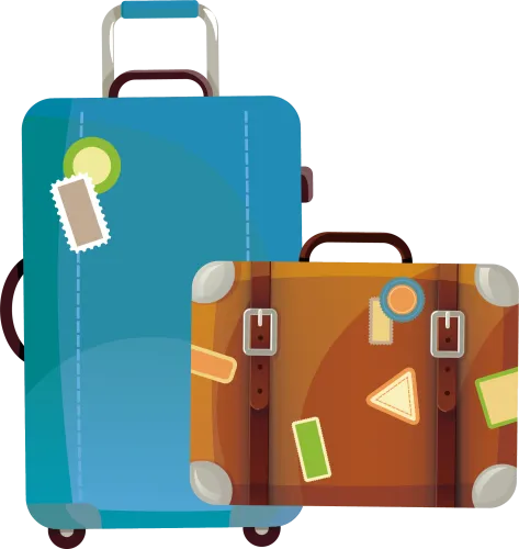 Hand Luggage Baggage Suitcase - Transparent Background Suitcase Clipart