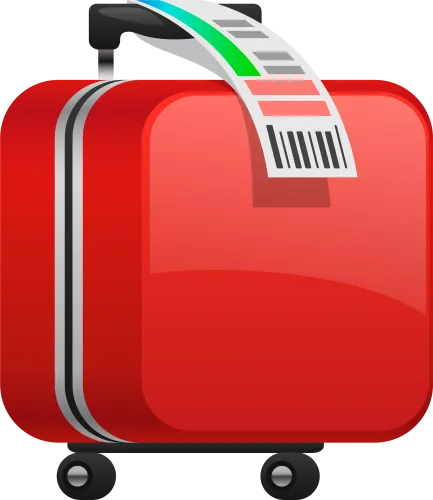 Download Suitcase Png Image - Red Suitcase Clipart