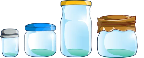 Plastic Bottles Clipart Plastic Jar - Water In Glass Container Clipart