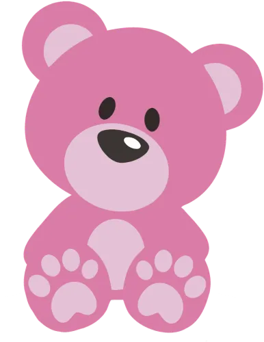 Teddy Bear Clipart Pink Pin - Blue Teddy Bear Png