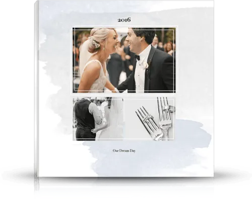 Front Photo Book Cover Designed For Engagements And - Wedding Photo Book Cover Design